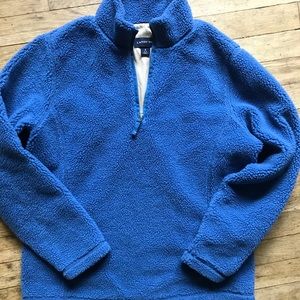 Lands End Fuzzy 1/4 Zip